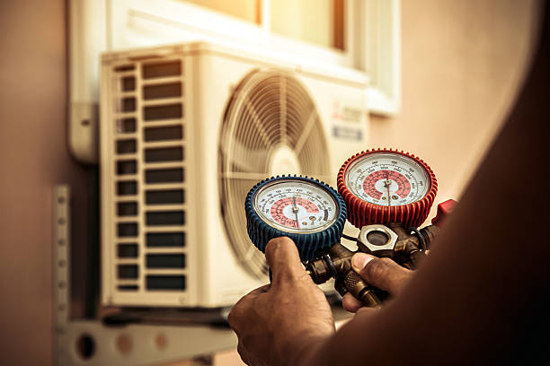 Professional Hvac Maintenance technician working in Lenoir, NC